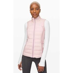 Lululemon Women's Down For it All Technical Vest in Porcelain Pink, 10